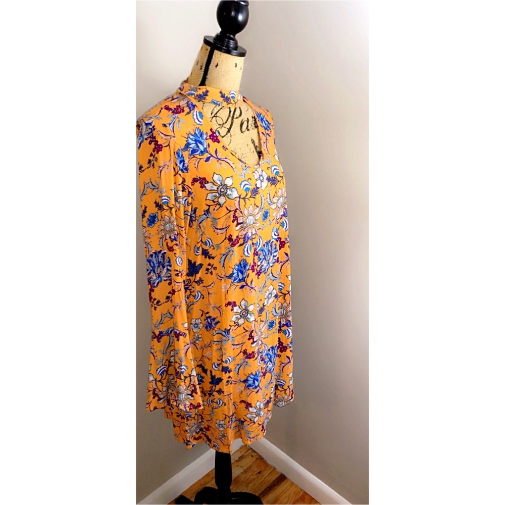 🥳Host Pick 🧡 Flowy Floral Long Sleeves Dress - Picture 6 of 8